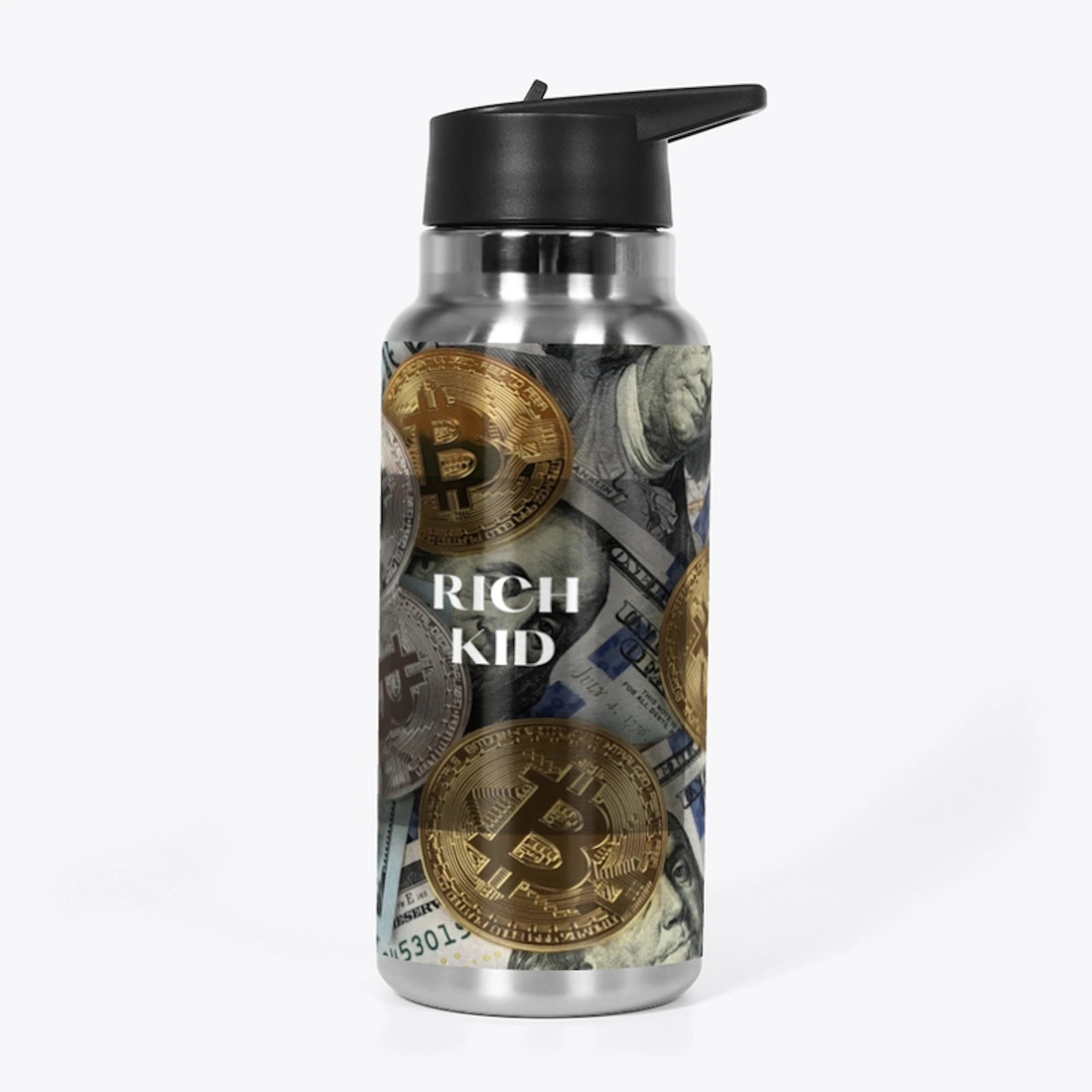RICH KID STAINLESS WATER BOTTLE