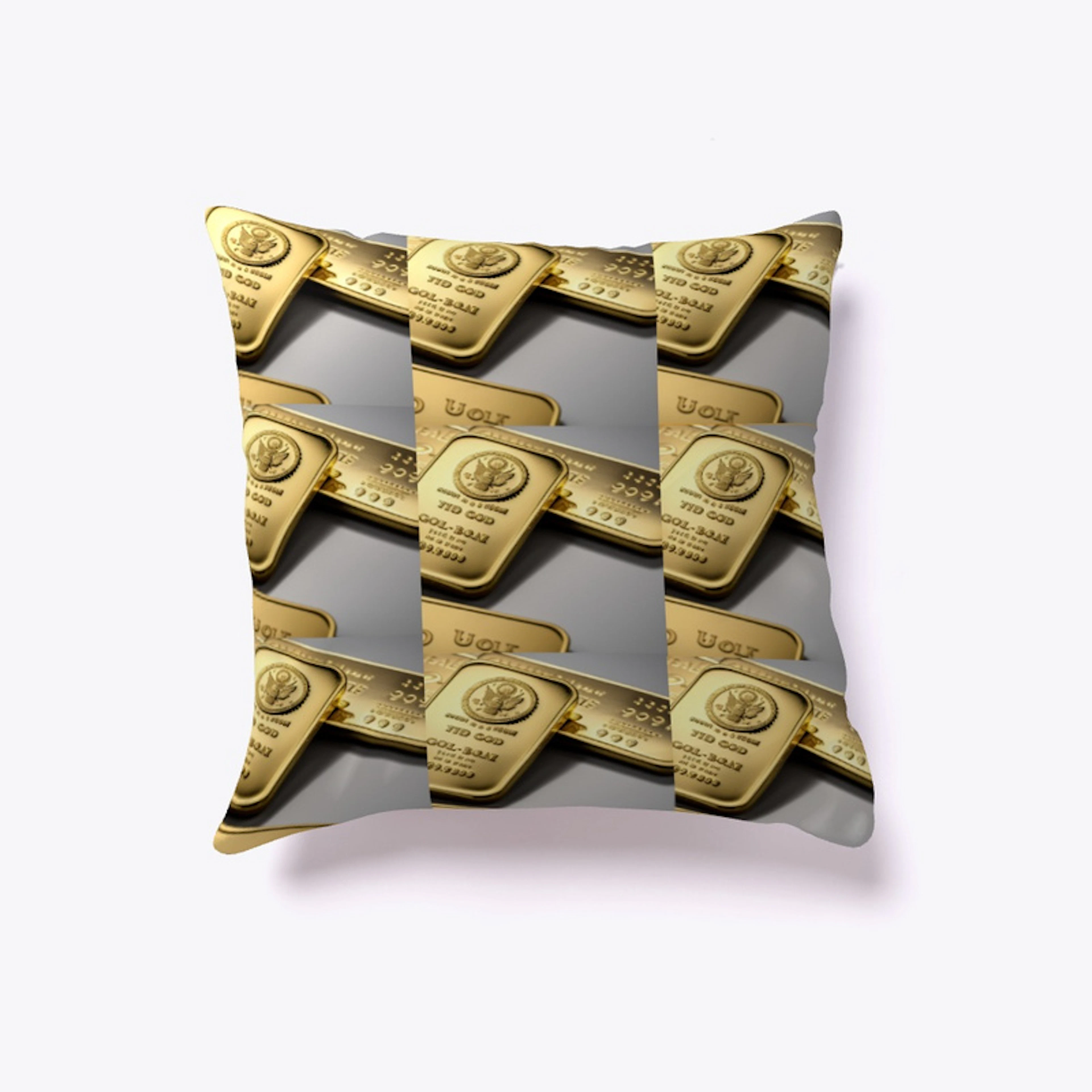 Gold indoor Pillow