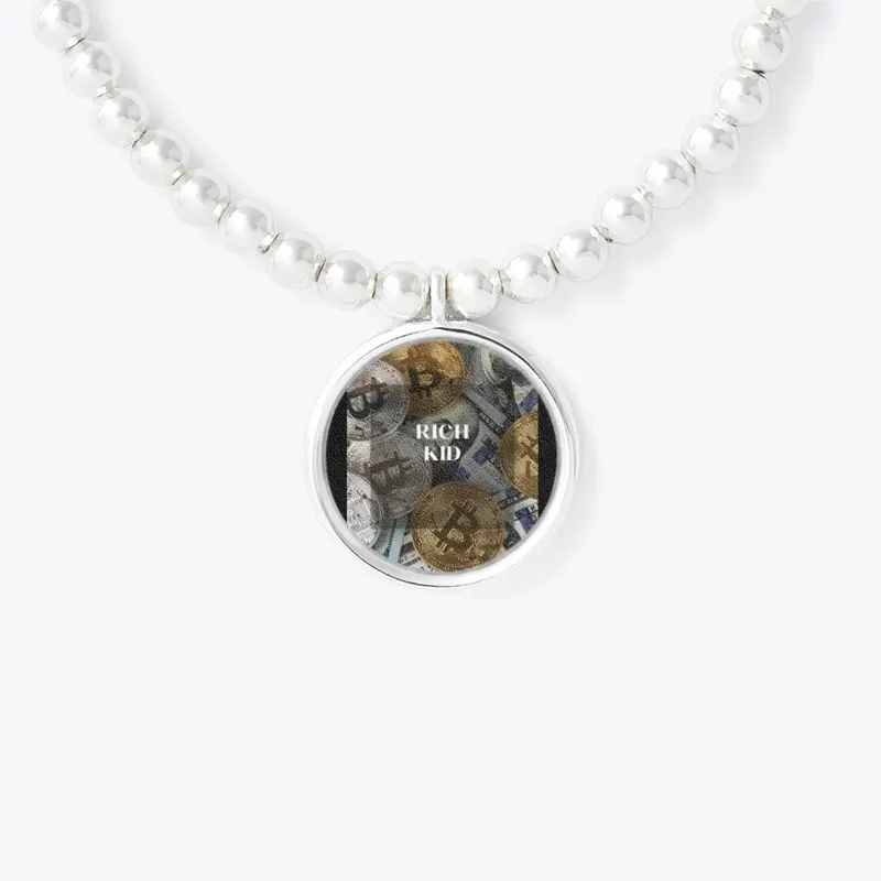 Rich Kid Circle Pendant Bracelet