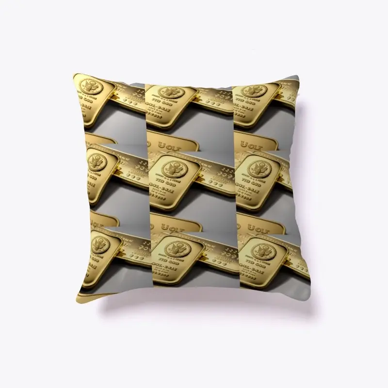 Gold indoor Pillow